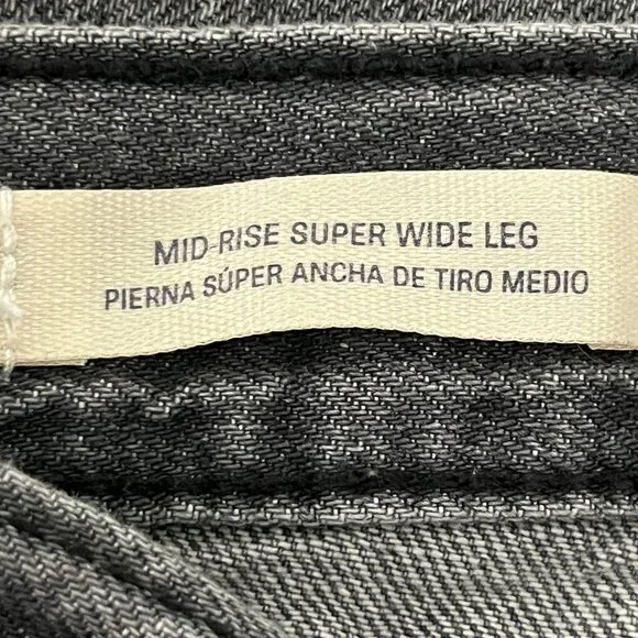 Universal Thread Womens Super Wide Leg Jeans 8 Grunge Streetwear Skater Y2K 90s - Picture 8 of 11